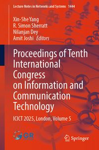 Produktbild: Proceedings of Tenth International Congress on Information and Communication Technology