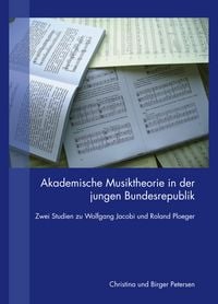 Produktbild: Akademische Musiktheorie in der jungen Bundesrepublik