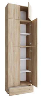 Produktbild: XXL Schuhschrank Kleiderschrank Schrank Lona 5f AS