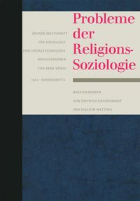Produktbild: Probleme der Religionssoziologie
