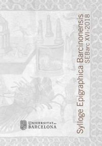 Produktbild: Sylloge Epigraphica Barcinonensis : SEBarc XVI-2018