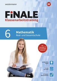 Produktbild: FiNALE Klassenarbeitstraining Mathe 6 RS GES