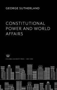 Produktbild: Constitutional Power and World Affairs