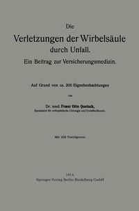 Produktbild: Die Verletzungen der Wirbels&auml;ule durch Unfall