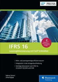 Produktbild: IFRS 16 - Leasingbilanzierung mit SAP S/4HANA