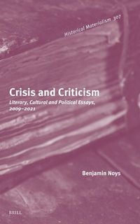Produktbild: Crisis and Criticism