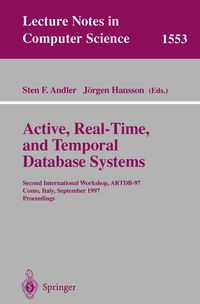Produktbild: Active, Real-Time, and Temporal Database Systems