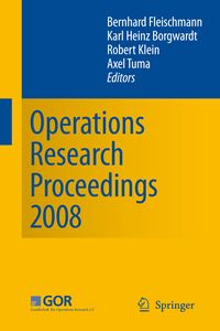 Produktbild: Operations Research Proceedings 2008