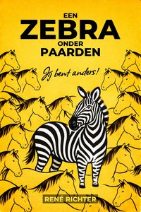 Produktbild: Een zebra onder paarden