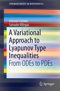 Produktbild: A Variational Approach to Lyapunov Type Inequalities