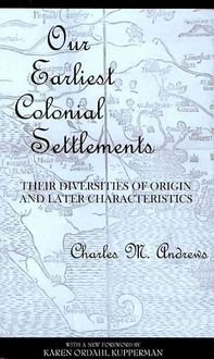 Produktbild: Our Earliest Colonial Settlements
