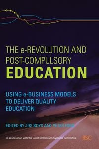 Produktbild: The e-Revolution and Post-Compulsory Education