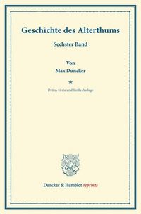 Produktbild: Geschichte des Alterthums.