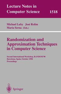 Produktbild: Randomization and Approximation Techniques in Computer Science