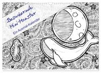 Produktbild: Bezaubernde Mini-Monster - Ein Ausmal-Kalender (Wandkalender 2026 DIN A3 quer), CALVENDO Monatskalender
