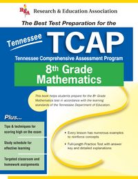 Produktbild: Tennessee Tcap Grade 8 Math (Rea) - The Best Test Prep for TN Grade 8 Math