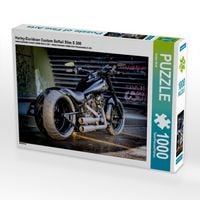 Produktbild: CALVENDO Puzzle Harley-Davidson Custom Softail Slim S 300 1000 Teile Puzzle quer | 1000 Teile Lege-Gr&ouml;&szlig;e 64 &times; 48 cm Foto-Puzzle f&uuml;r gl&uuml;ckliche Stunden