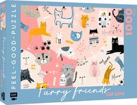 Bild vom Artikel Feel-good-Puzzle 1000 Teile - FURRY FRIENDS: Cat love vom Autor 