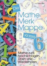 Produktbild: Die Mathe-Merk-Mappe. Klasse 6