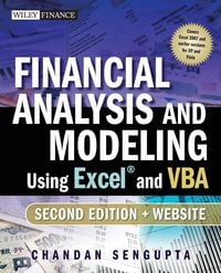 Produktbild: Financial Analysis and Modeling Using Excel and VBA