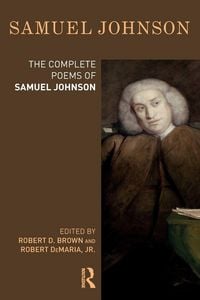Produktbild: The Complete Poems of Samuel Johnson