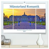 Produktbild: M&uuml;nsterland Romantik - Romantische Schl&ouml;sser und Wasserburgen (hochwertiger Premium Wandkalender 2027 DIN A2 quer), Kunstdruck in Hochglanz