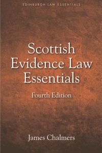 Produktbild: Scottish Evidence Law Essentia