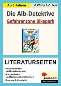 Produktbild: Die Alb-Detektive: Gefahrenzone Bikepark - Literaturseiten