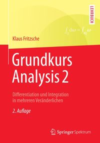 Produktbild: Grundkurs Analysis 2