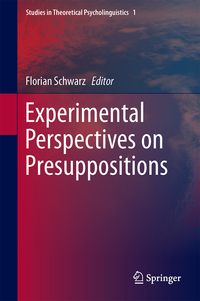 Produktbild: Experimental Perspectives on Presuppositions