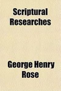 Produktbild: Scriptural Researches