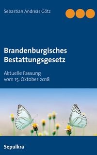 Produktbild: Brandenburgisches Bestattungsgesetz