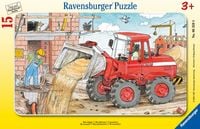 Produktbild: Rahmenpuzzle Ravensburger Mein Bagger 15 Teile