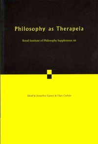 Produktbild: Philosophy as Therapeia