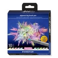Produktbild: STAEDTLER pigment big brush pen Pastel, Pinselspitze, 10er Set
