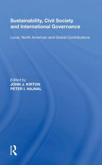 Produktbild: Sustainability, Civil Society and International Governance