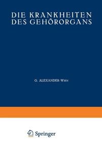 Produktbild: Die Krankheiten des Geh&ouml;rorgans