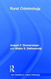 Produktbild: Donnermeyer, J: Rural Criminology