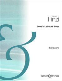 Produktbild: Love's Labours Lost, Partitur