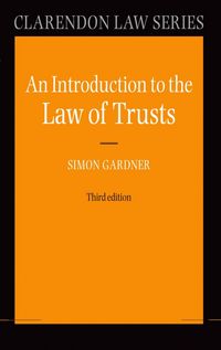Produktbild: An Introduction to the Law of Trusts