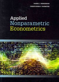 Produktbild: Applied Nonparametric Econometrics