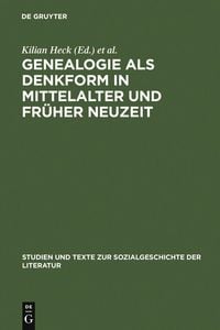 Produktbild: Genealogie als Denkform in Mittelalter und Fr&uuml;her Neuzeit