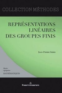 Produktbild: Repr&eacute;sentations lin&eacute;aires des groupes finis