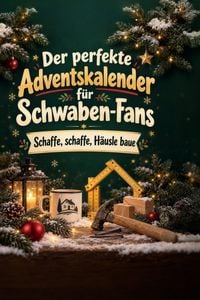 Produktbild: Der perfekte Adventskalender f&uuml;r Schwaben-Fans