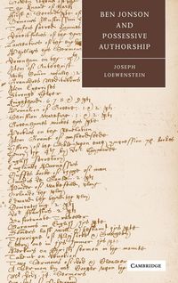 Produktbild: Ben Jonson and Possessive Authorship