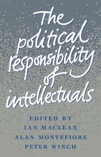 Produktbild: The Political Responsibility of Intellectuals