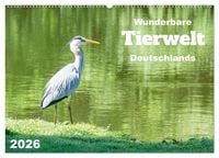 Produktbild: Wunderbare Tierwelt Deutschlands (Wandkalender 2026 DIN A2 quer), CALVENDO Monatskalender
