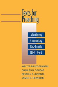 Produktbild: Texts for Preaching - Year A