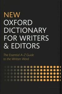 Produktbild: New Oxford Dictionary for Writers and Editors