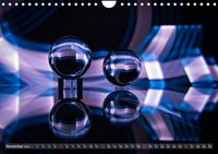 Glaskugeln im Licht - faszinierende Lightpaintings (Wandkalender 2023 DIN A4 quer)